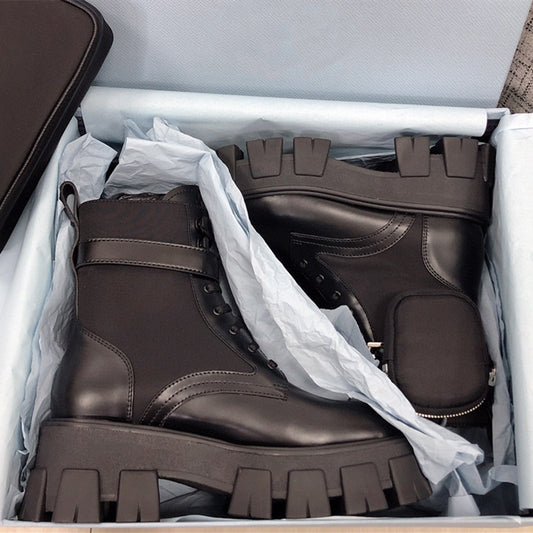 Botas Martin Británicas de Cuero con Suela Gruesa y Caña Alta - Image 2