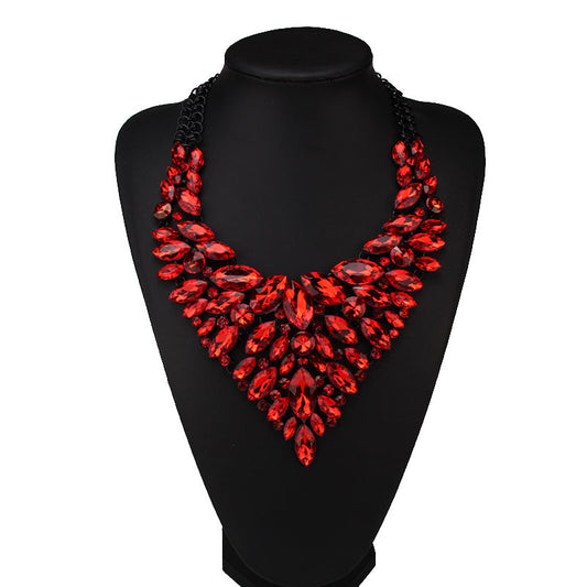 Cadena de Suéter de Diamantes Completos - Collar de Aleación con Cristales de Lujo - Image 2