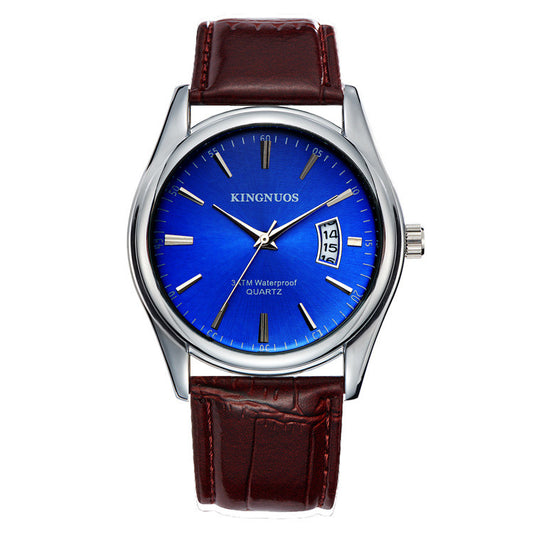 Reloj de Acero Inoxidable Resistente al Agua con Calendario para Hombre - Image 2