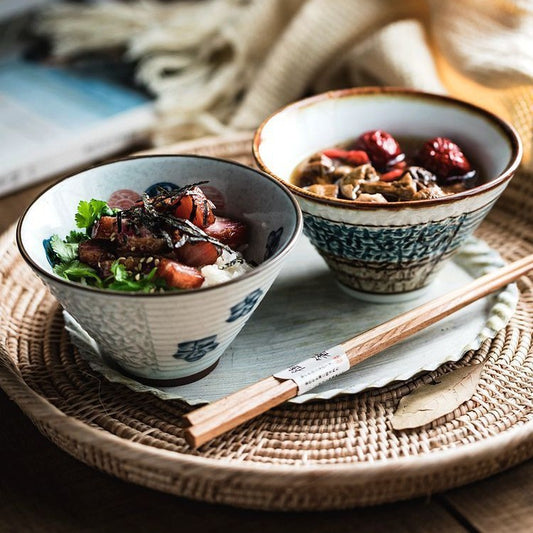 Juego de Vajilla Cerámica Premium con Bowls para Arroz y Fideos - Image 2