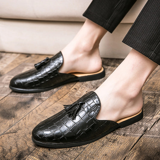 Zapatos de Cuero Mocasín con Borlas y Soporte Semiflexible para Hombre - Image 2