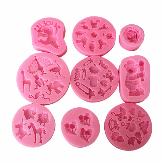 Kit Herramientas Fondant Copo de Nieve para Decorar Pasteles - Image 2