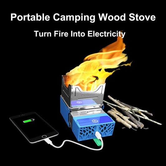 Estufa Portátil de Campaña Plegable - Generador de Fuego para Acampar - Image 2