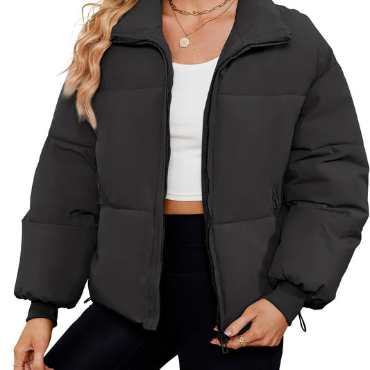 Chaqueta Acolchada Ligera de Plumas para Mujer - Image 2