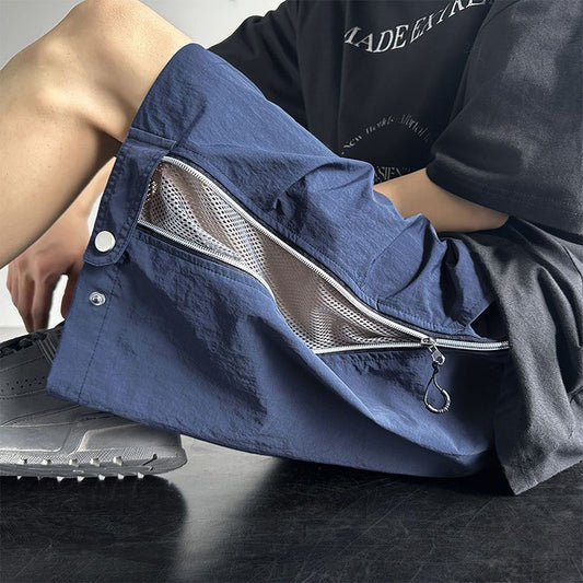 Pantalones Cortos Cargo Impermeables Hombre Ajuste Relajado - Image 2