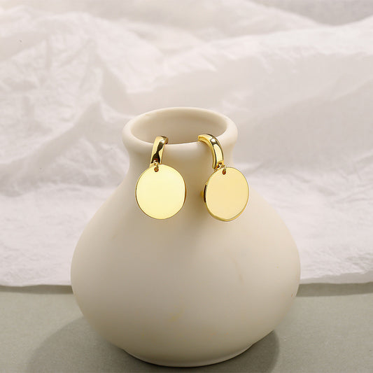 Aretes de Plata Esterlina para Mujer - Lujo Minimalista y Elegancia Moderna - Image 2
