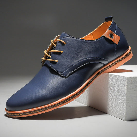 Zapatos de Cuero para Hombre Estilo Casual Business con Cordones - Image 2