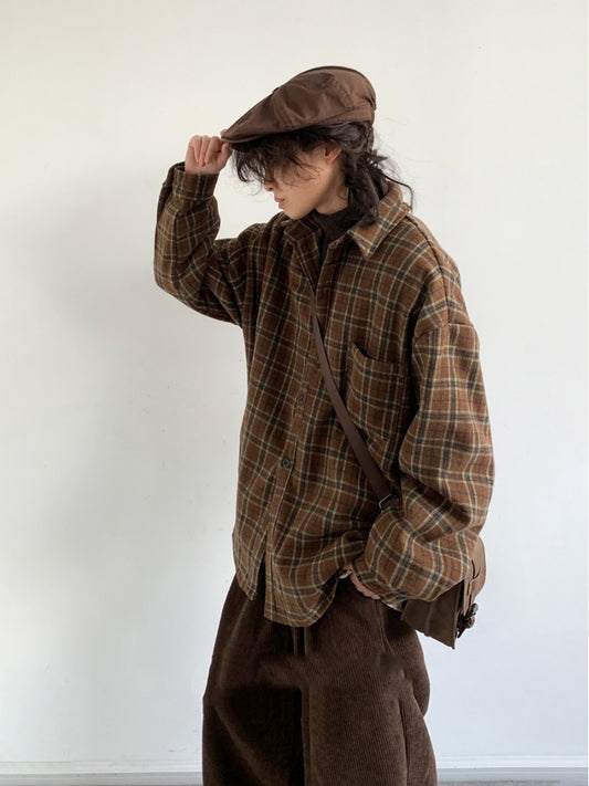 Camisa de Trabajo a Cuadros Vintage Invierno - Image 2