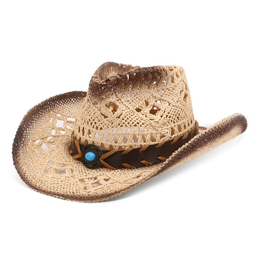 Sombrero Vaquero Tejido Calado Transpirable - Image 2