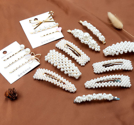 Set de Horquillas de Perla - Accesorios para Cabello Elegantes y Delicados - Image 2