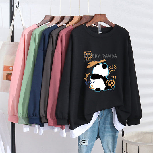 Suéter Mujer Elegante Efecto Capas Talla Grande Ajuste Holgado - Image 2