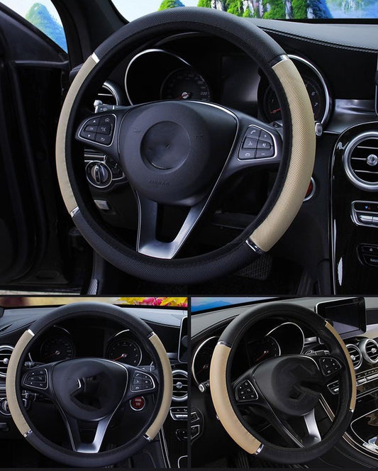 Funda de Volante con Espuma Metálica Premium para Automóvil - Image 2