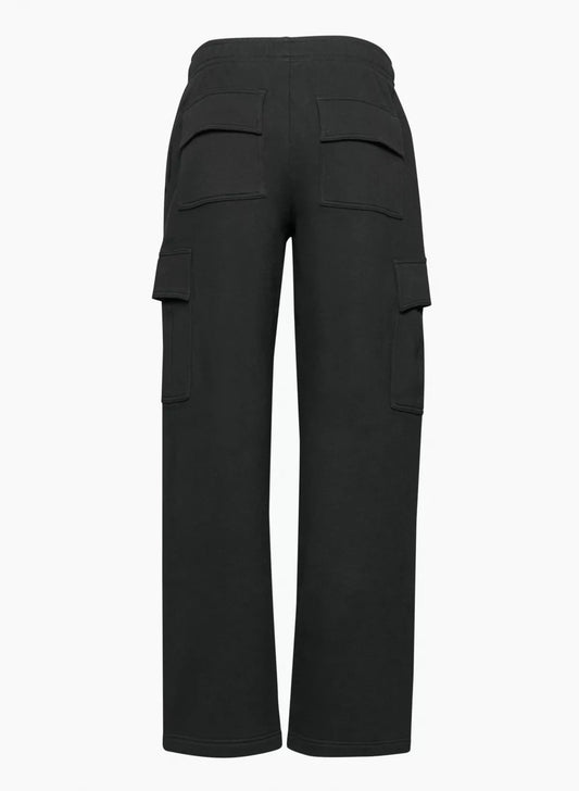 Pantalón Ancho de Cintura Elástica y Largo Tobillero - Image 2