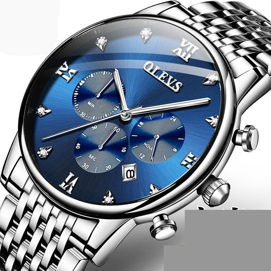 Reloj Cronógrafo Multifunción con Luz Nocturna y Resistencia al Agua - Image 2