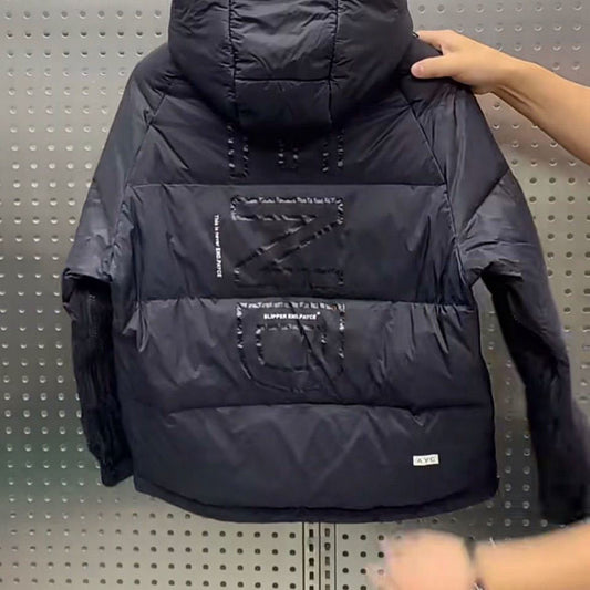 Chaqueta Utilitaria de Algodón para Hombre con Capucha - Image 2