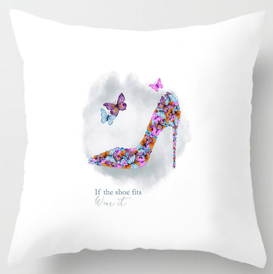 Funda de Almohada Tacto Melocotón con Estampado Moderno - Image 2