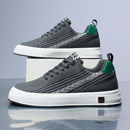 Zapatillas Deportivas Tejidas con Alzas Invisibles para Hombre - Image 2