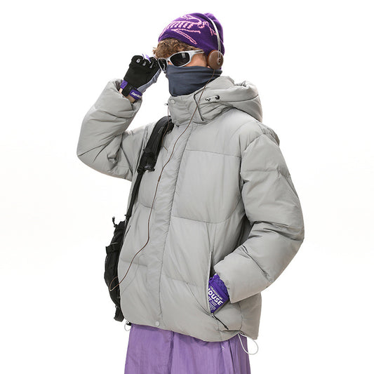 Abrigo Impermeable para Parejas con Capucha y Múltiples Bolsillos - Image 2