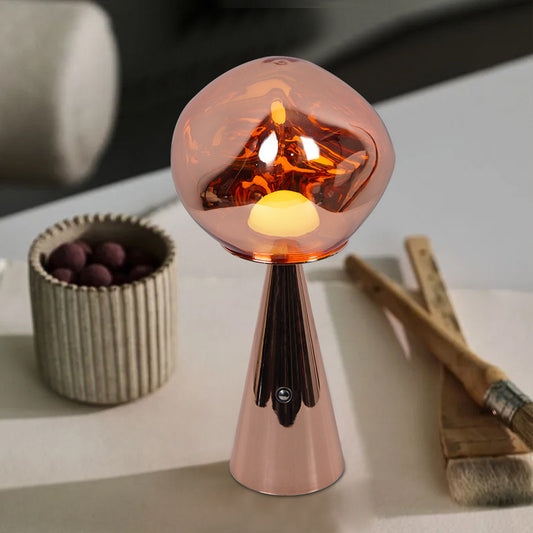 Lámpara de Mesita Lava Volcánica - Luz Ambiental para Dormitorio - Image 2