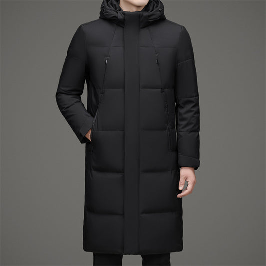 Chaqueta Acolchada de Pato con Gorro Desmontable - Abrigo Cálido Hombre - Image 2