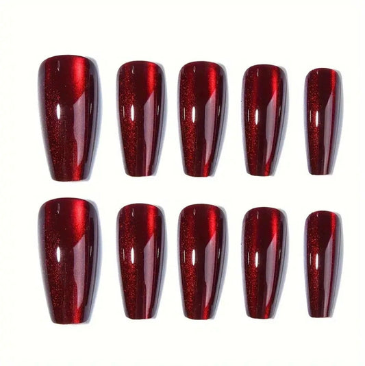 Pegatinas de Uñas Efecto Ojo de Gato 30 Piezas Largo T - Image 2