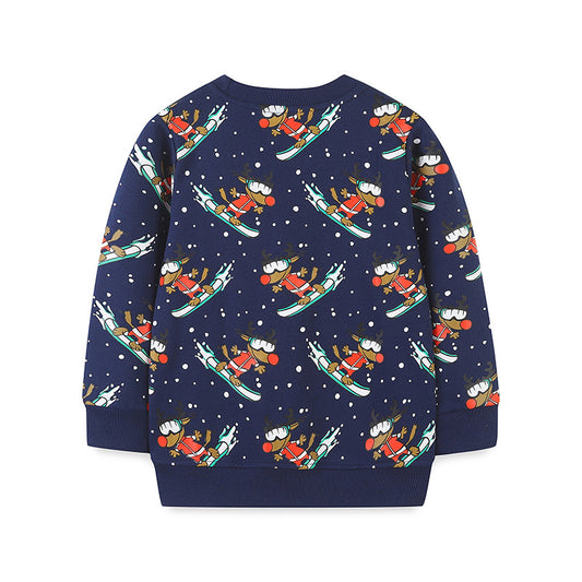Camisa Infantil de Manga Larga con Estilo Europeo y Americano - Image 2