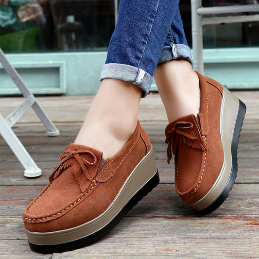 Zapatos Casuales para Mujer con Diseño de Moño y Plataforma Gruesa - Image 2