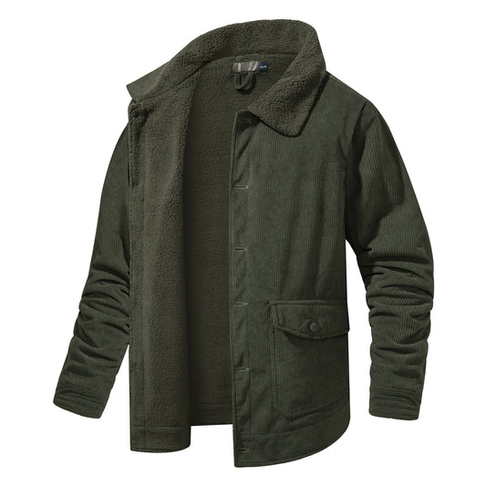 Chaqueta de Cachemira Gruesa para Hombre - Corte Holgado y Casual - Image 2