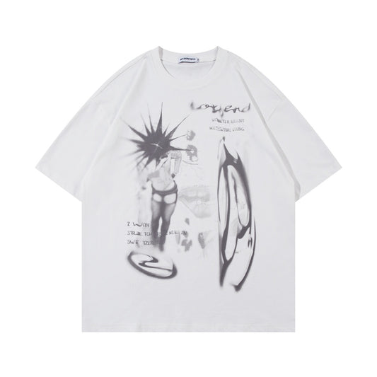 Playera Estampada Fuzzy 250g Manga Corta Premium - Image 2