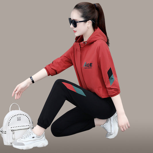 Sudadera Deportiva Holgada con Capucha para Mujer - Conjunto Casual Moderno - Image 2