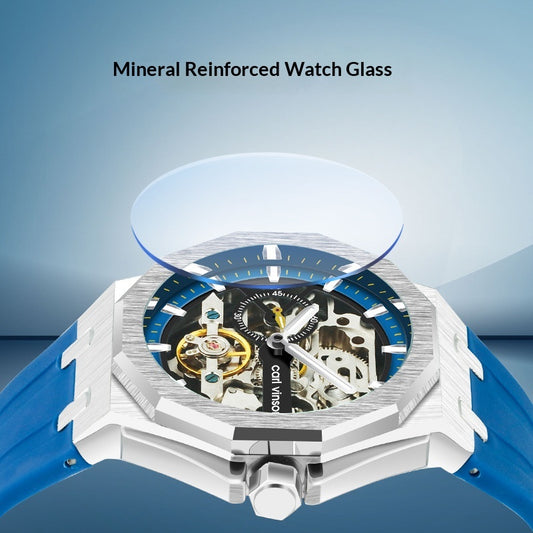 Reloj Mecánico Automático Luminoso con Correa de Silicona Hueca - Image 2