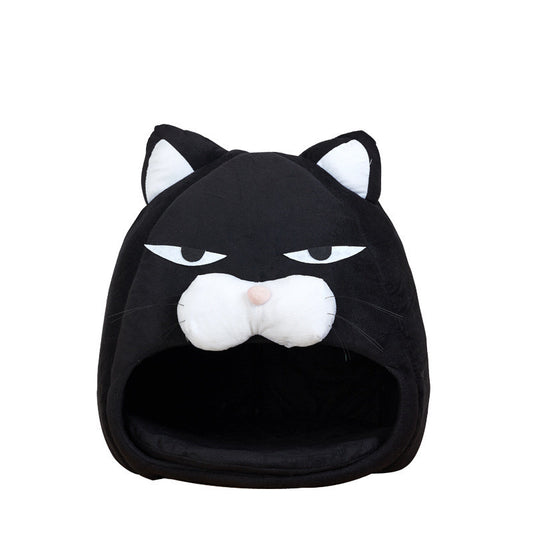 Cama Térmica Acogedora para Gatos y Perros con Diseño Cartoon - Image 2
