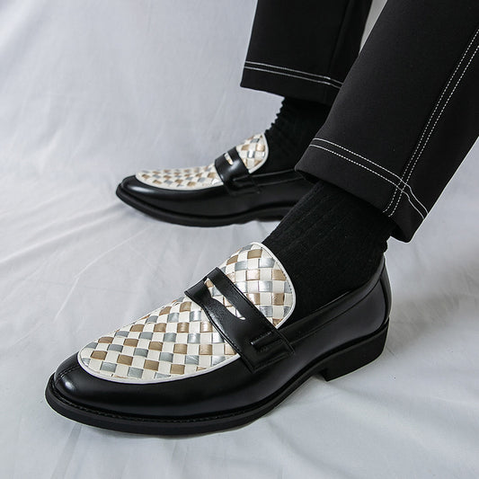 Zapatos de Cuero Casual con Punta Afilada para Hombre - Image 2