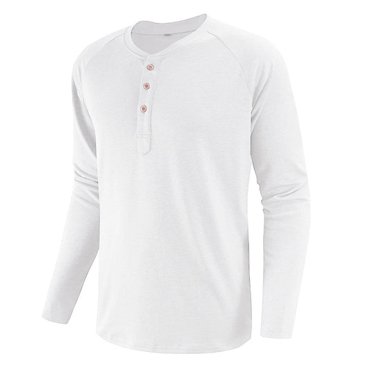 Camiseta Henley Grande para Hombre - Comodidad y Estilo - Image 2