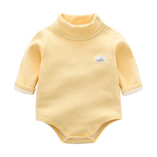 Pijama Gateador Terciopelo Cálido con Diseño Triangular para Bebé - Image 2
