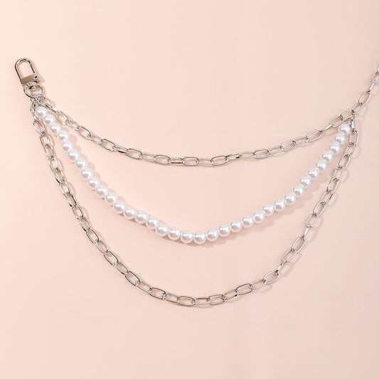 Cadena de Cintura Perla Yoga Minimalista - Accesorio Versátil y Elegante - Image 2