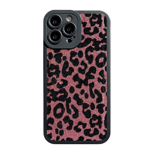 Funda de Silicona Leopardo Glitter Brillante Protección Total Antigolpes - Image 2