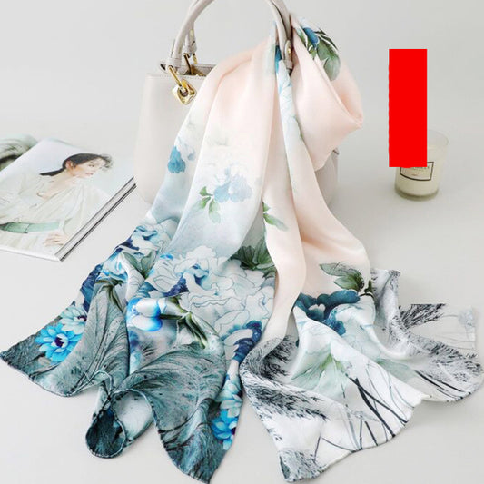 Pañuelo de Seda Estampado para Mujer - Image 2