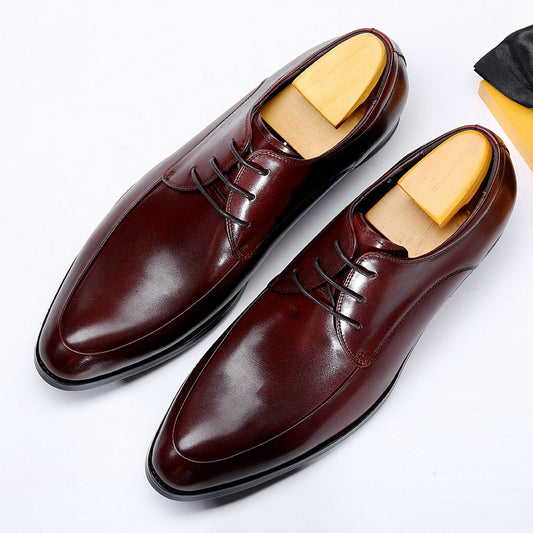 Zapatos de Cuero Ejecutivos Versátiles - Diseño Articulado para Hombre - Image 2