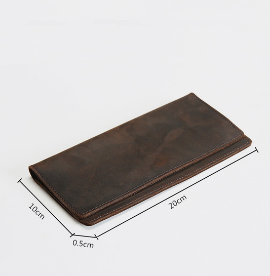 Billetera de Cuero Retro Slim para Hombre - Image 2