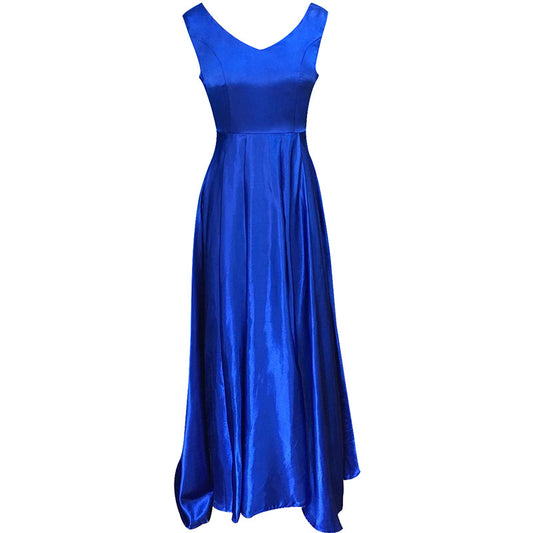 Vestido de Gala Escotado sin Mangas con Espalda Descubierta y Moño - Image 2