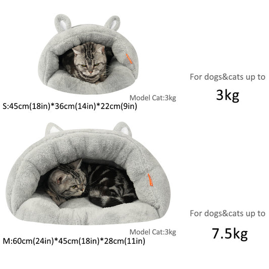 Cama Cueva Acogedora para Perros y Gatos - Image 2
