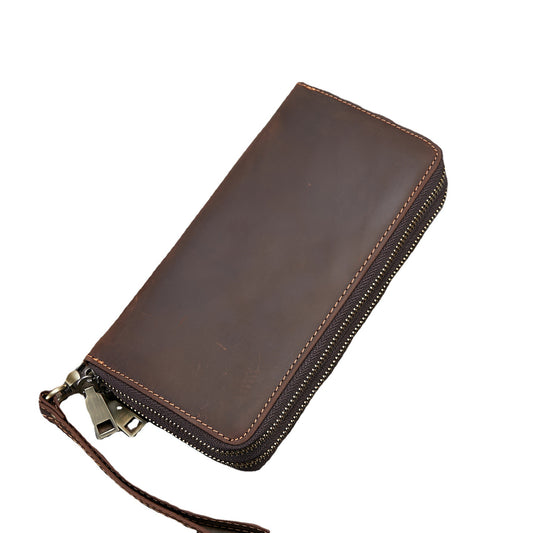 Billetera Larga para Hombre en Cuero Genuino Estilo Retro - Image 2