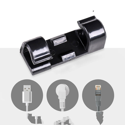 Organizador Adhesivo de Cables y Cordones - Clips de Sujeción para Gestión de Cableado - Image 2