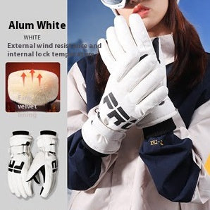 Guantes Térmicos Impermeables Antideslizantes para Esquí Mujer con Pantalla Táctil - Image 2