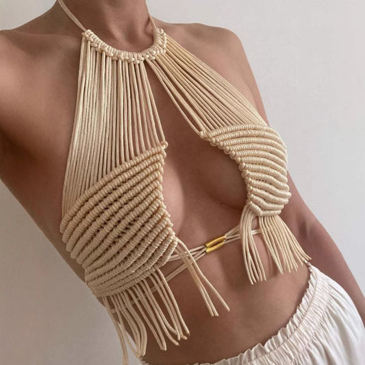 Top Bikini Playero con Borlas para Mujer - Image 2