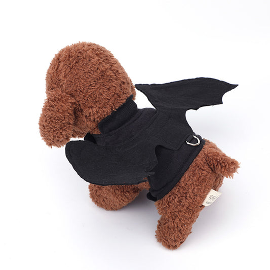 Alas de Murciélago Halloween para Perros - Disfraz Negro Elegante - Image 2