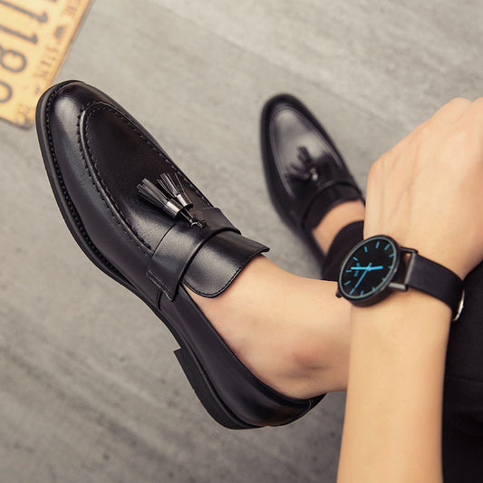 Zapatos de Cuero Estilo Coreano Casual Ejecutivo para Hombre - Image 2