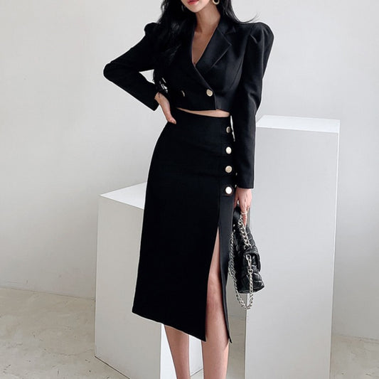 Conjunto Elegante Falda Midi Dos Piezas para Mujer - Image 2
