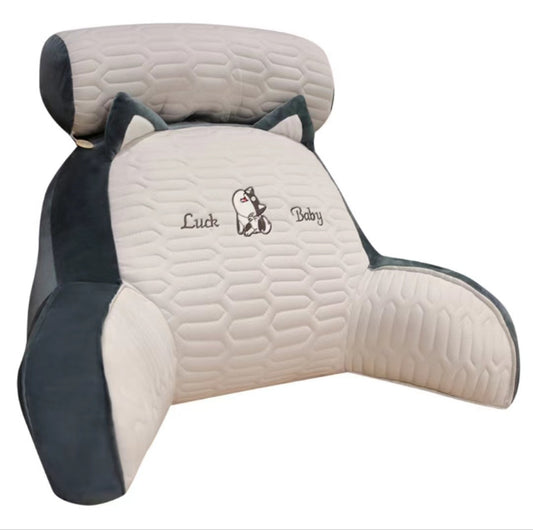 Almohada Lumbar de Seda Helada con Diseño Infantil para Verano - Image 2